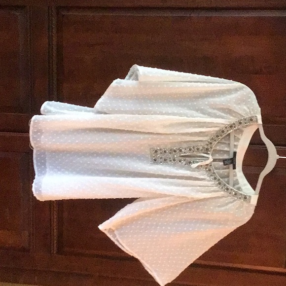 Beautiful Sheer Alfani top size 10 - Picture 2 of 6